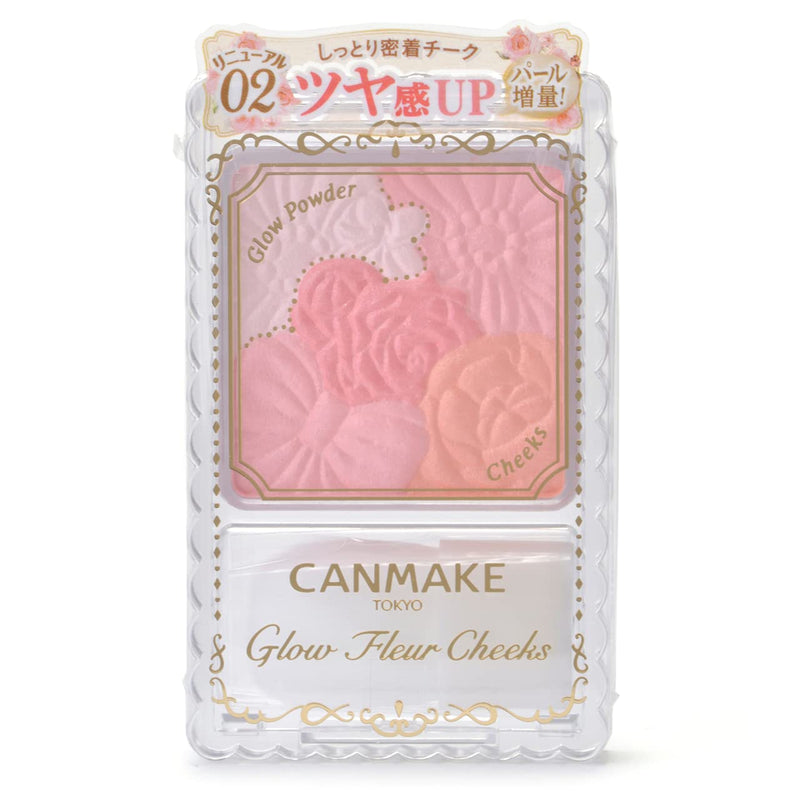 CANMAKE Glow Fleur Cheeks [02] Apricot Fleur - BeesActive Australia