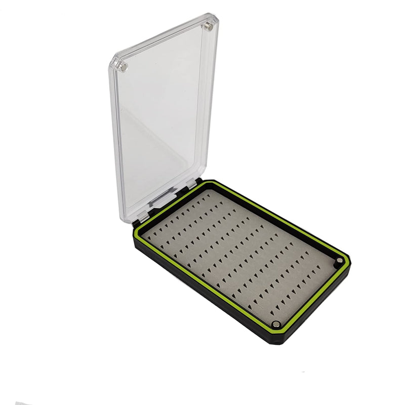 Fly Box Magnet Waterproof Fly Fishing Box Smart Pocket Size Fishing Storage Fishing Tackle Case (5.31X3.35X0.79inch) 5.31X3.35X0.79inch - BeesActive Australia