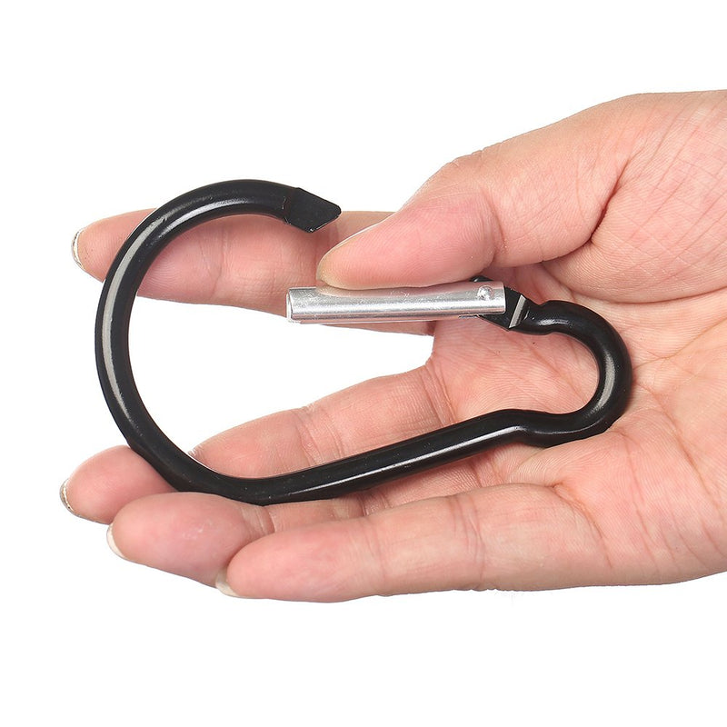 10PCS 4"/10cm Large Carabiner Clip,Strong Unlocking Caribeaner Keychain Pack for Backpack Hook, Light Duty Paracord Umbrella e Parachute para Cord AccessoriesRop - BeesActive Australia