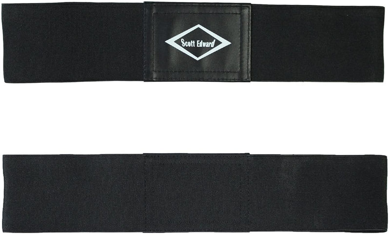 Scott Edward Golf Swing Aids Pro Power Band Wrist Brace Smooth and Connect-Easy Correct Training Swing Gesture Alignment Practice Tool for Golf Beginners Black Arm Band - BeesActive Australia