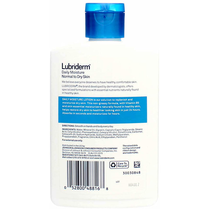 Lubriderm Daily Moisture Lotion, Normal to Dry Skin, 6 oz, 2 pk - BeesActive Australia