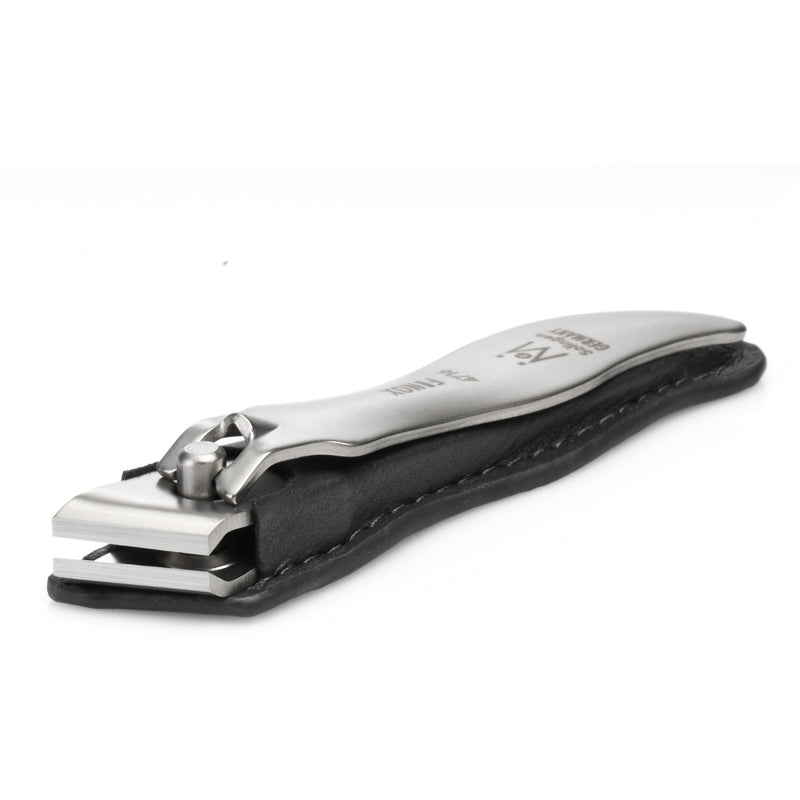 GERMANIKURE Economy Nail Clipper in Leather Case, Ethically Made in Solingen Germany, Angled Edge for Fingernails & Ingrown Toenails - BeesActive Australia