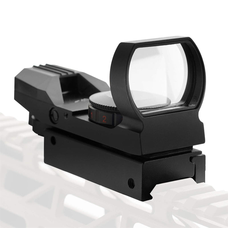 flip up Sight with Red Green Dot Sight Gun Sight Scope Reflex Sight with 4 Adjustable Reticles Super Value Pack - BeesActive Australia