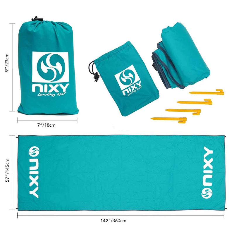NIXY Landing Mat® Paddle Board Ground Tarp 142? x 57?, Quick Drying, Durable, Sand and Dirt Resistant, Nylon, Best for Water Gear - BeesActive Australia