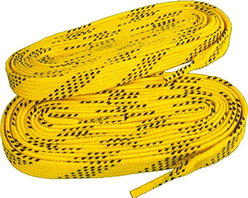 [AUSTRALIA] - Elite Hockey Prolace Waxed Hockey Skate Laces - Yellow - 120" 