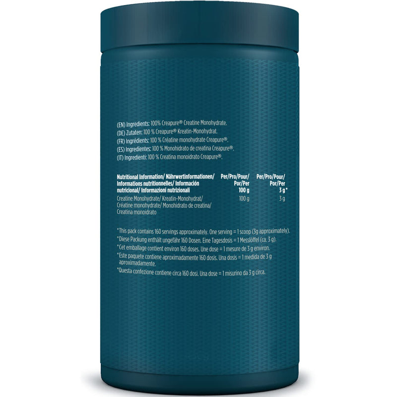 Kinetica 100% Creatine Monohydrate Powder, Gluten Free, Suitable for Vegans, 147 Servings, Unflavoured, 500g - BeesActive Australia