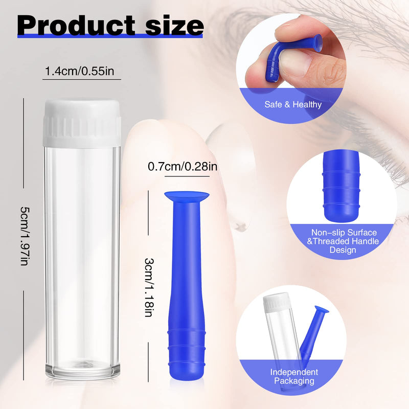 Contact Lens Remover Scleral Lens Remover Inserter Soft Contact Suction Holder Remover with Ventless Bottles and White Tweezers - BeesActive Australia