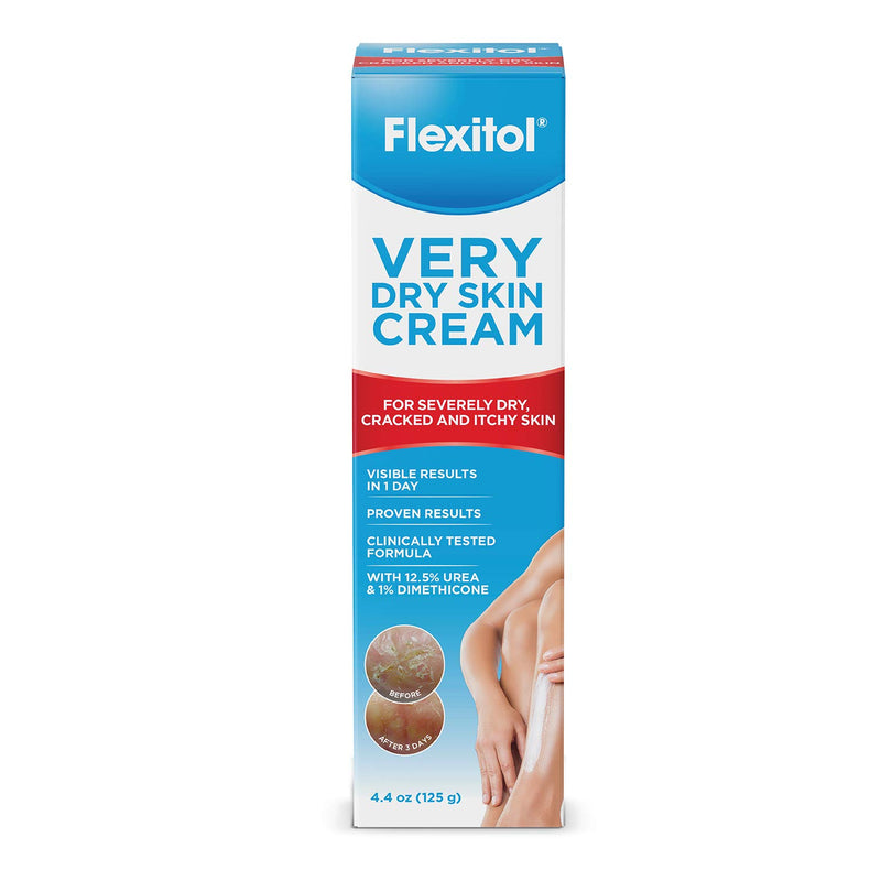 Flexitol Very Dry Skin Cream,Rich Moisturizing Body Cream with Urea, 4.4 Ounce Tube - BeesActive Australia