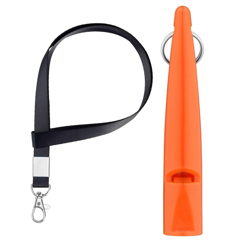 TDL 2 Pack Gundog Whistle with Lanyard - Black & Orange Used for Recall & Dog Training - Long Distance - Loud Pitch - Dog Whistle - Consistent Frequency - BeesActive Australia