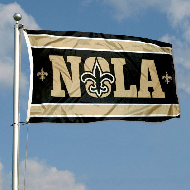 WinCraft New Orleans Saints NOLA Flag - BeesActive Australia