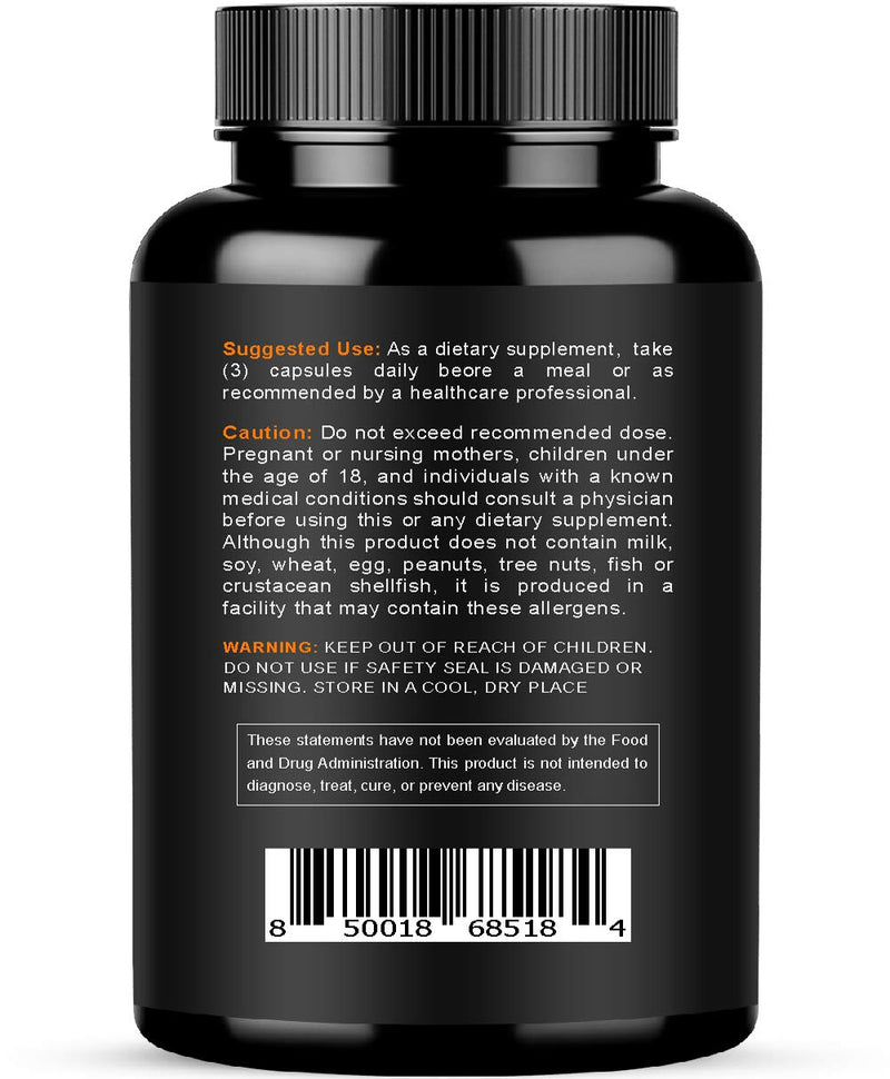 Turmeric Curcumin with BioPerine Black Pepper – 1300mg High Absorption with 95% Curcuminoids Turmeric Supplements for Heart Health & Inflammatory Health - Non-Gluten, Non-GMO - 120 Capsules 120 Count (Pack of 1) - BeesActive Australia