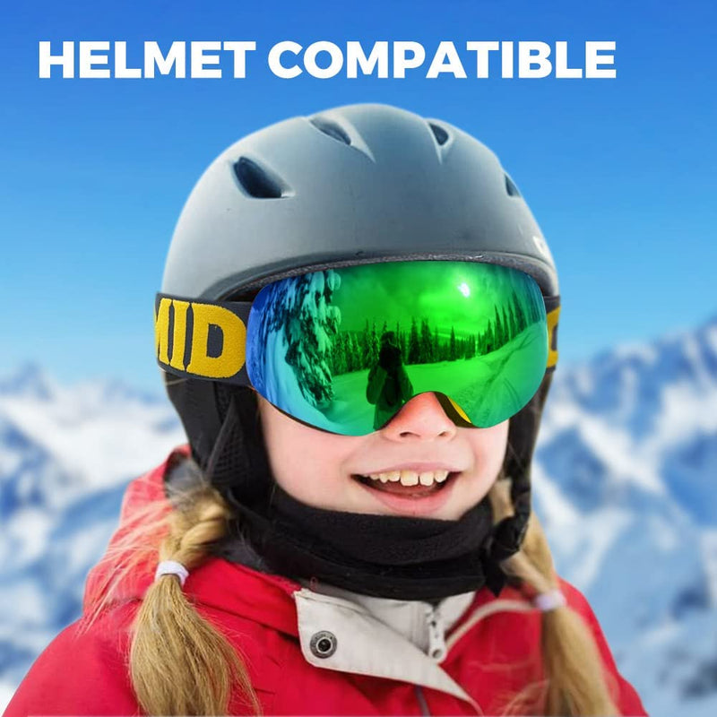 Kids Ski Goggles, OMID Anti-fog UV Protection Snow Goggles for Youth Boys Girls - BeesActive Australia