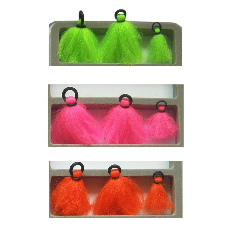 Riverrruns Yarn, Foam Indicator Hand Tied Floating Fly Fishing Nymphs & Dry Fly Fly Fishing Foam Nymph& Dry Fly Combo B:9PC Yarn Indicator - BeesActive Australia