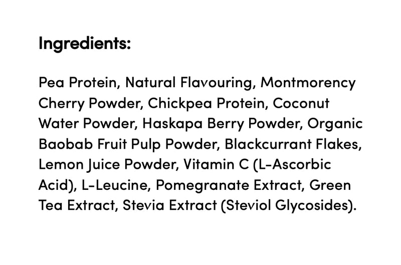 Indi Tone Supplement - Berry-Flavoured Vegan Protein Powder - Speeds Up Muscle Recovery and Metabolism - 20g of Plant Protein and Antioxidants - 480g (14 Servings) - BeesActive Australia