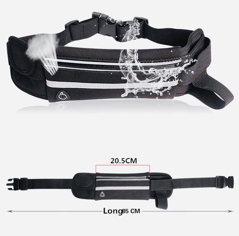 Ultralight Waterproof Sports Waist Pack, Belt and Drink Holder - BeesActive Australia