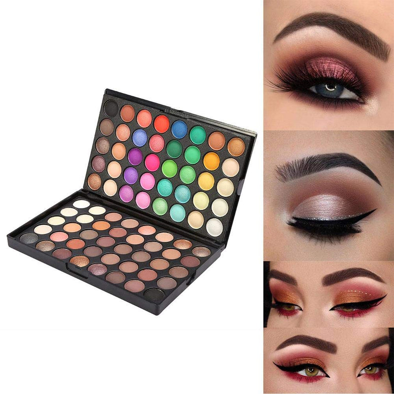 Eyeshadow Palette Makeup Kit, 80 Colors Glitter Make-Up Powder Eyeshadow Palette Eye Eye Shadows Eye Colour Grooming Makeup Palettes For Eyeshadow Palette Cosmetic Makeup Set - BeesActive Australia