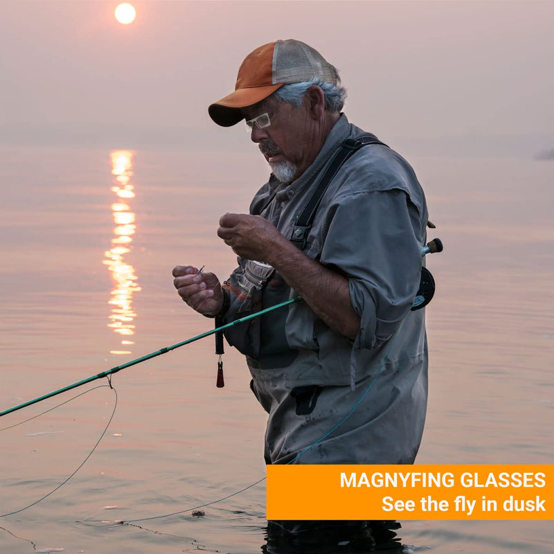Hippo Outdoor | Clip on Nose Glasses – Fishing | Magnifying Glass to See to Thread The Fishing line | One Hand use (8290) - BeesActive Australia