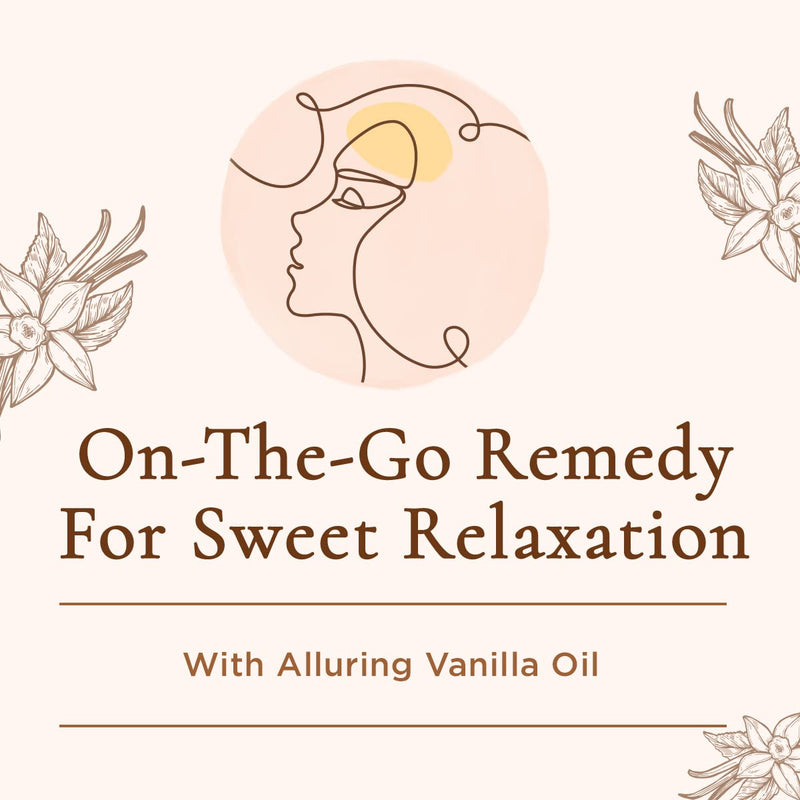 Gya Labs Vanilla Essential Oil Roll-On (10ml) - Sweet & Floral Scent Vanilla (Roll On) - BeesActive Australia