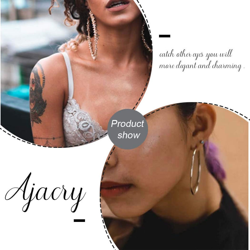 Ajacry Baroque Star Pendant Earrings Silver Metal Polaris Ear Pendants Accessories for Women and Girls - BeesActive Australia