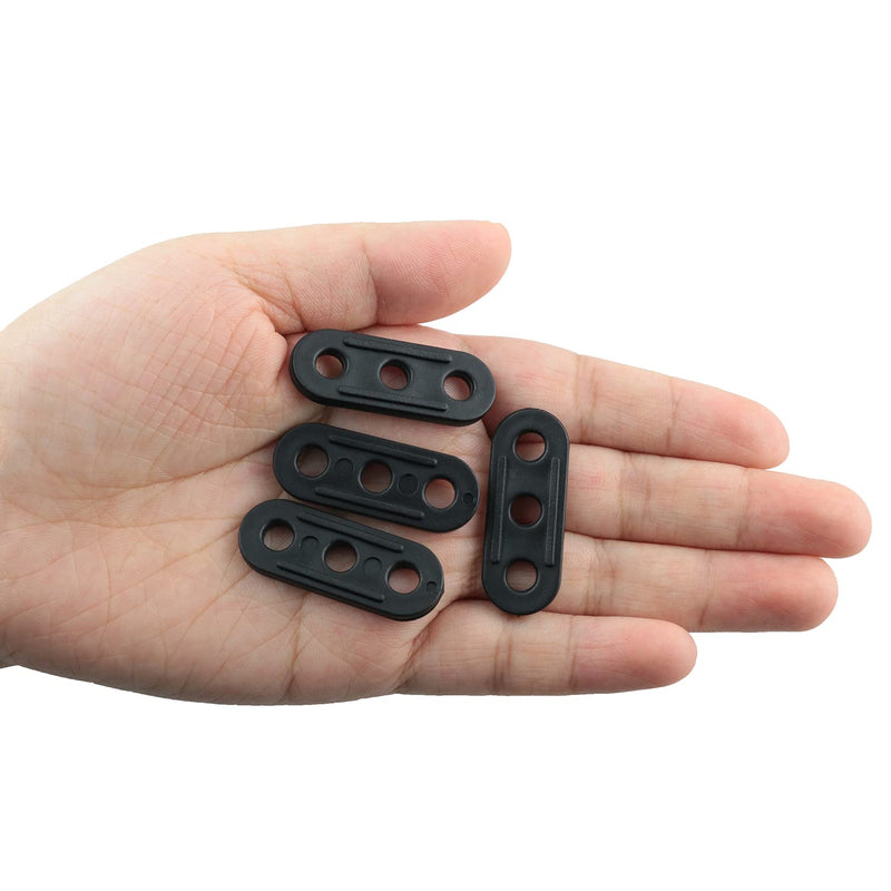 ZZLZX 30PCS Tent Wind Rope Buckle Fastener Plastic Cord Tensioners Rope Adjuster for Outdoor Activities Camping Hiking Picnic - BeesActive Australia