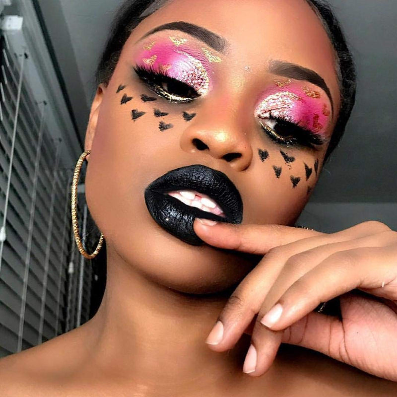 LA Splash Cosmetics Soft Liquid Matte Black Lipstick - LIP COUTURE (Venom) Venom - BeesActive Australia