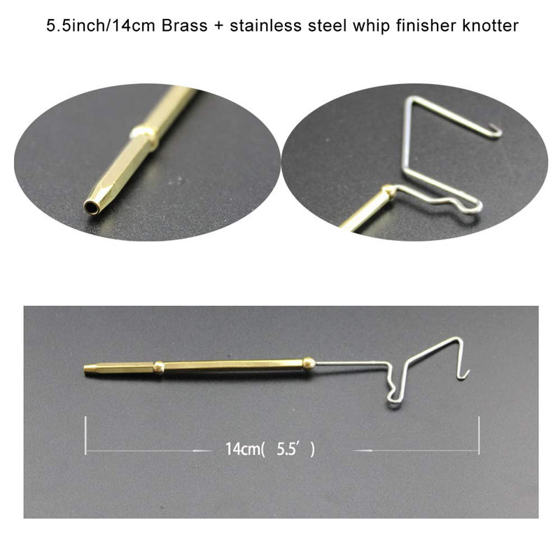 [AUSTRALIA] - Greatfishing 4pc The Most Useful Fly Tying Tools Combo Kit Gift Stainless Steel Fly Tying Whip Finisher Knot, Fly Tying Bodkin Large, Fly Tying Bobbin Thread Holder, Disc Bobbin Threader M 