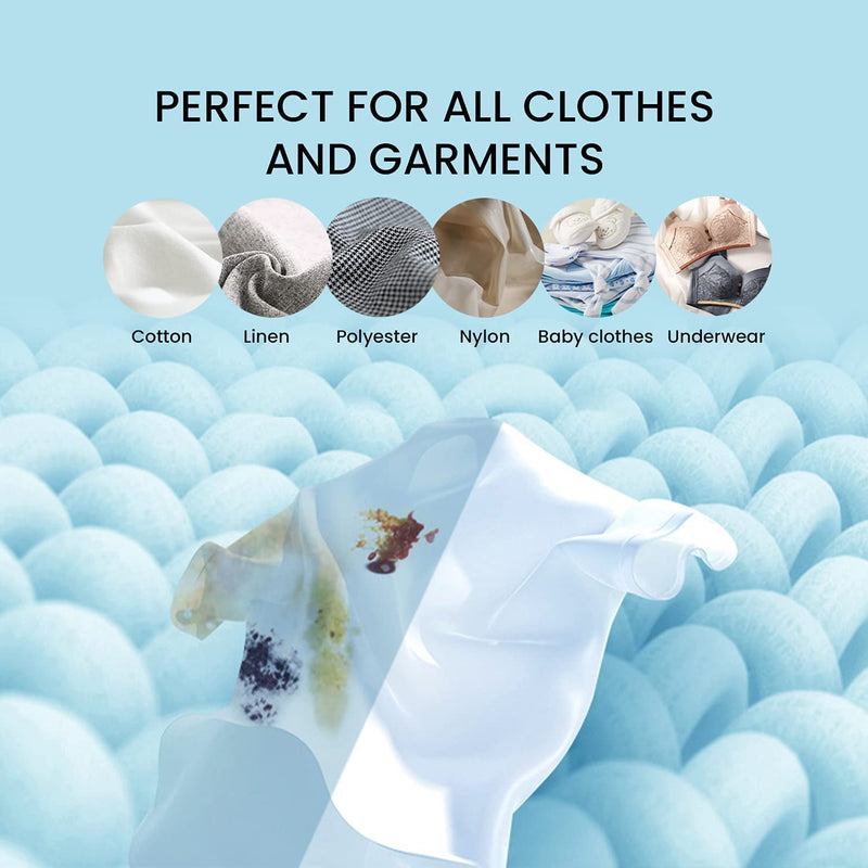 Maravello Laundry Detergent Sheets, Earth Eco-friendly Space Saving Plastic Free Biodegradable Easy to Carry and Use, Cruelty-Free Non-Irritating Safe for Baby And Sensitive Skin (Fresh scent, 120 Loads) - BeesActive Australia