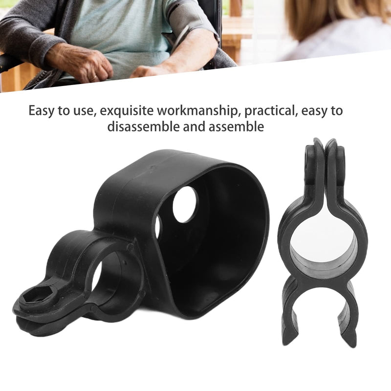 2pcs Wheelchair Walking Stick Rack, Practical Cane Holder Crutch Holder Wheelchair Accessory for Electric Wheelchairs Electric Mobility Scooter - BeesActive Australia