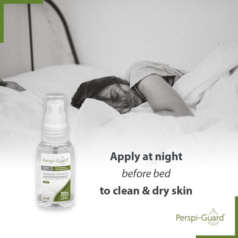 Perspi-Guard Maximum Strength Antiperspirant - Clinically Proven Protection From Problem Sweat And Odour - Made in UK - 30ml - Twin Pack Offer - BeesActive Australia