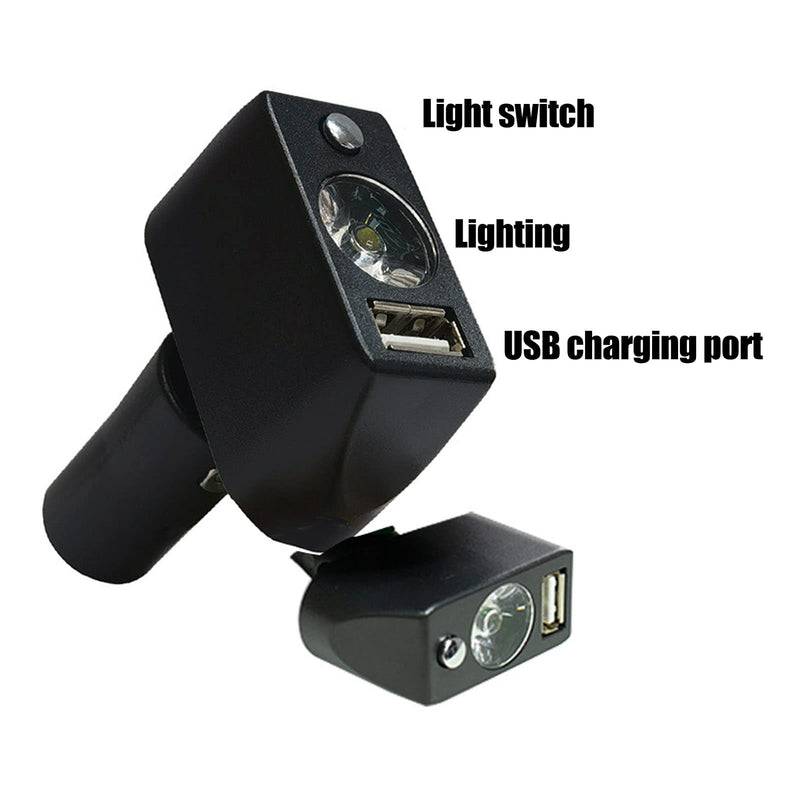 Electric Wheelchair Light, 3 Pin XLR Head USB Charging, Adjustable Angle LED Power Wheelchair Lighting Controller - BeesActive Australia