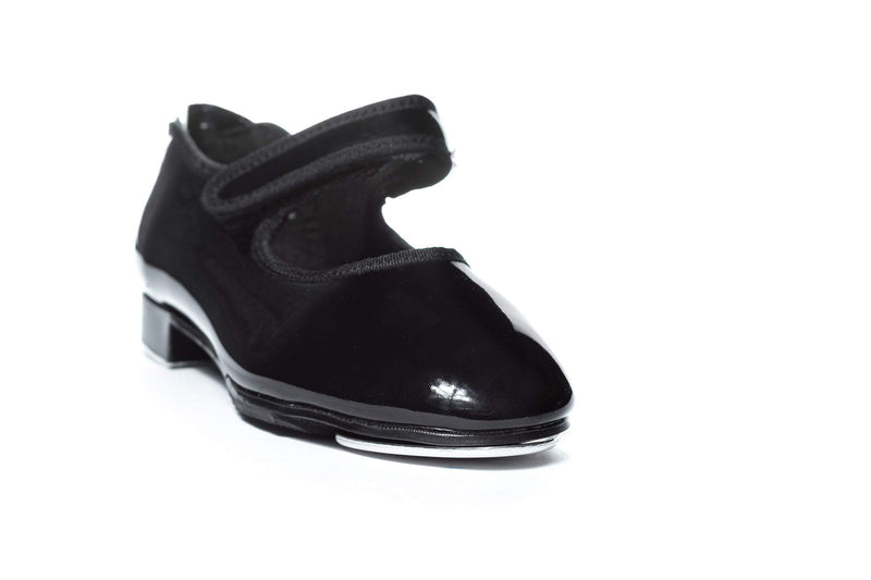 [AUSTRALIA] - Theatricals Child Easy Strap Tap Shoes T9050C 11 Little Kid Black Patent 
