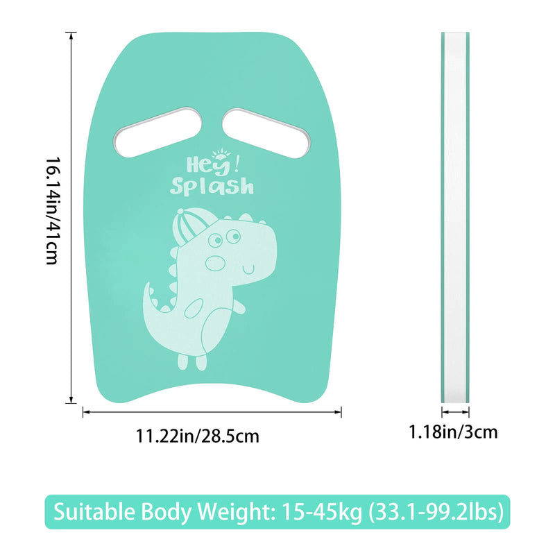 HeySplash Swim Kickboard for Kids, Swimming Training Kickboard, Cute Pattern Swim Training Aid for Children, Pool Exercise Equipments for Beginning Swimmers Safety Swim Board Auxiliary Water Blue - BeesActive Australia