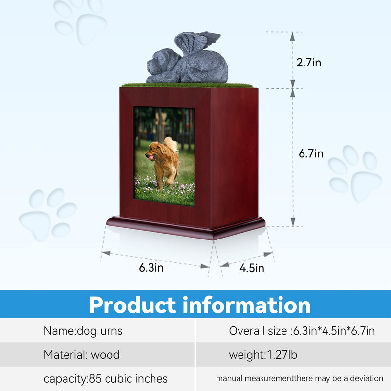 NEWDREAM: Pet Cremation Urns,Pet Photo Urn,Dog Ashes Urn, Box for Dog Ashes, Pet Ashes Photo Box,Ash Box for Dogs, Wood Keepsake Memorial Urns - BeesActive Australia