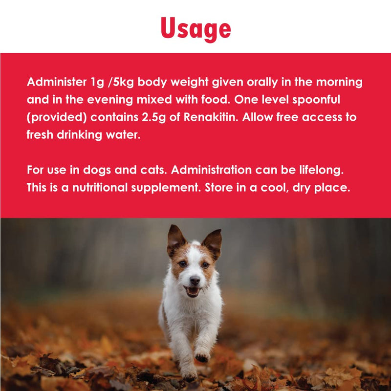 HEALTHY PETS HealthyPets Renakitin Dogs & Cats - Nutritional Supplement Enhance Renal Function Normal Urine pH, Circulation, Immune System, Urinary Tract - Kidney Support - 180 gm, Red (RENAKIT0731) - BeesActive Australia