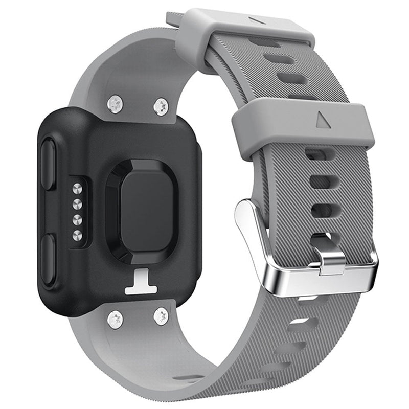 Band for Garmin Forerunner 35, Soft Silicone Replacement Watch Band Strap for Garmin Forerunner 35/Forerunner 30 Smart Watch, Fit 5.11 inches-9.05 inches (130mm-230mm) Wrist gray - BeesActive Australia