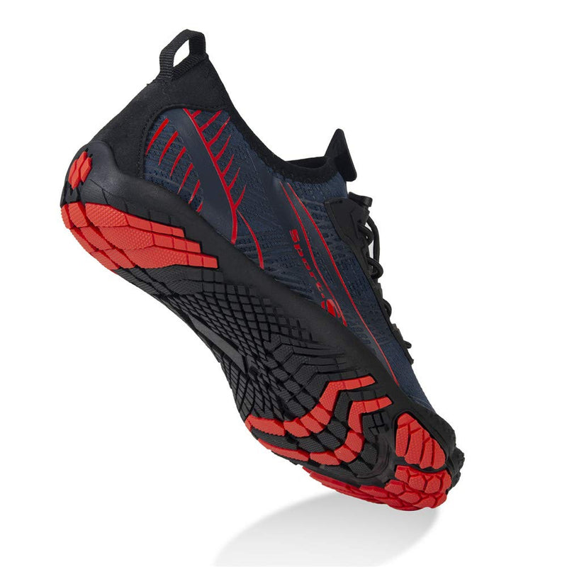 Water Shoes for Men and Women Barefoot Quick-Dry Aqua Sock Outdoor Athletic Sport Shoes for Kayaking, Boating, Hiking, Surfing, Walking 13 Women/12 Men M-red/Blue - BeesActive Australia