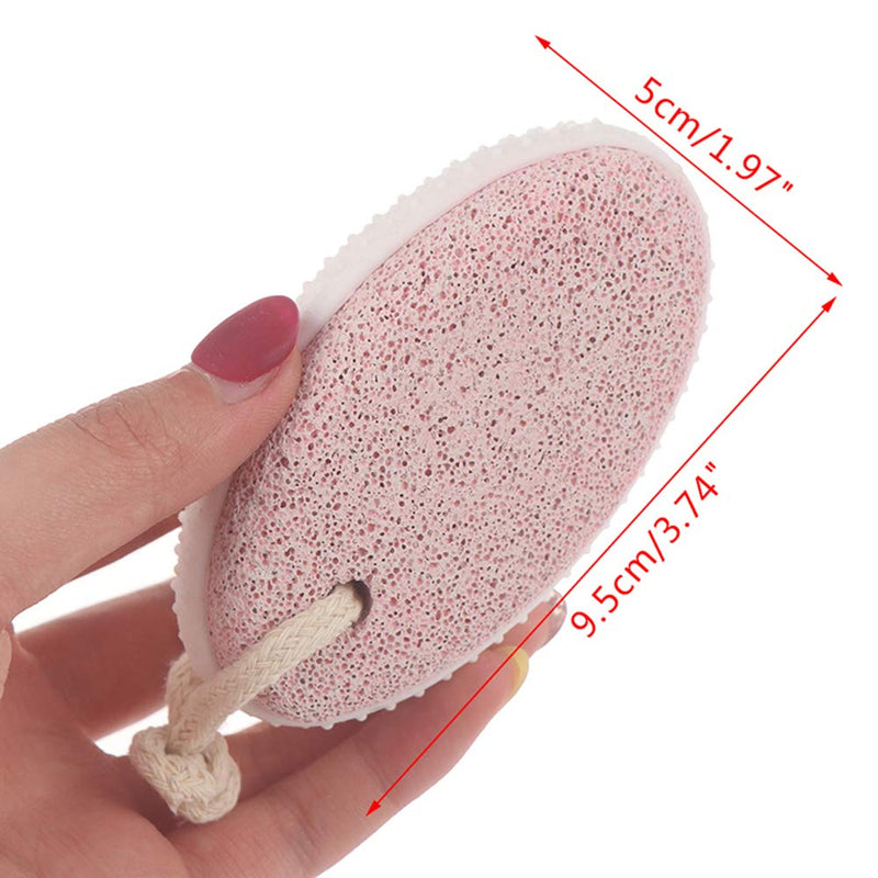 Exfoliating Volcanic Stone Foot Scraping Volcanic Stone Pumice Stone Foot File Foot Care Tool(pink) pink - BeesActive Australia
