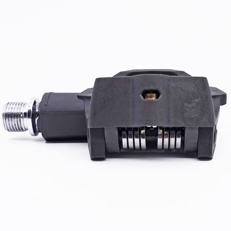 Carbon Road Bike Pedals Peloton Pedal Clipless Pedals Road Cycling Pedals with Cleat Compatible with Look Keo Black-288g with Cleats - BeesActive Australia