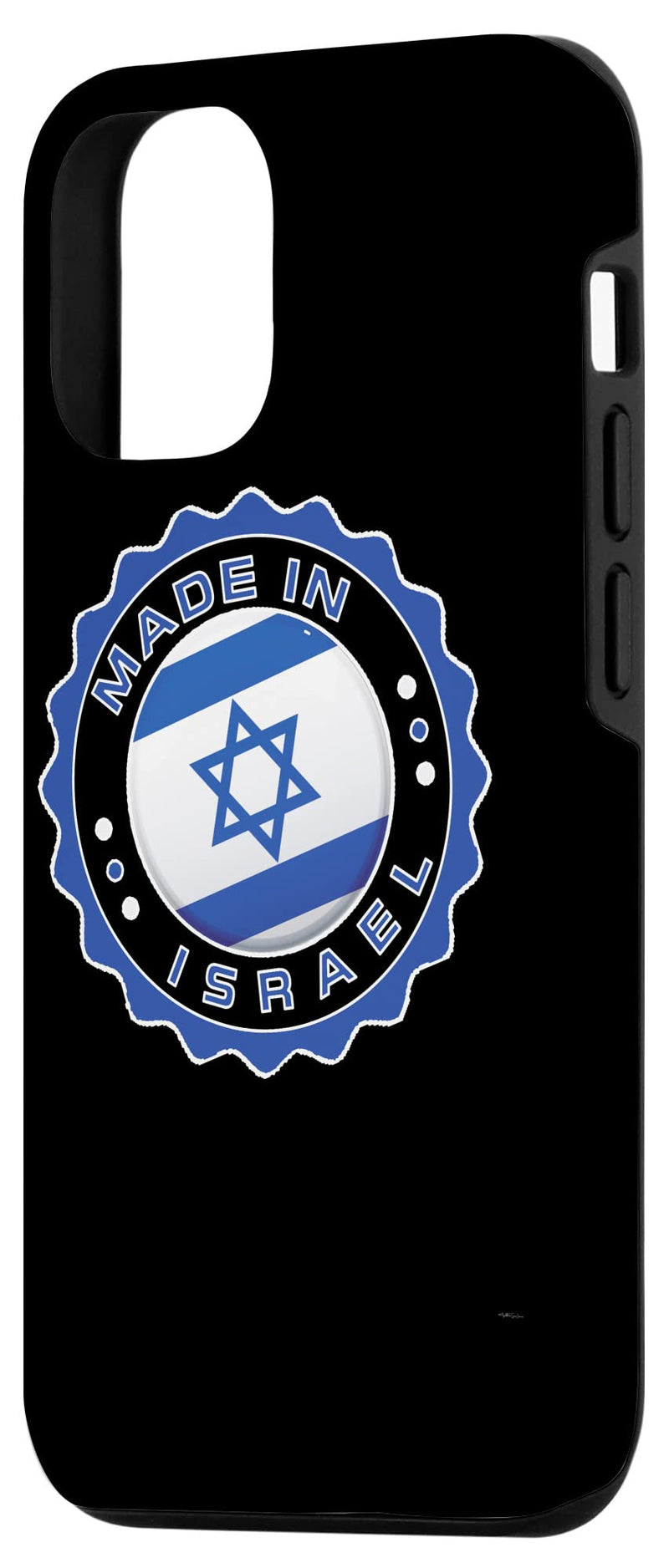 iPhone 12/12 Pro Made in ISRAEL Modern Seal ISRAEL Flag Case iPhone 12/12 Pro - BeesActive Australia