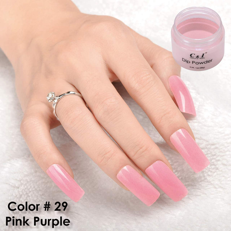 C & I Dipping Powder Color No.029 Pink-purple Purple Color System - BeesActive Australia