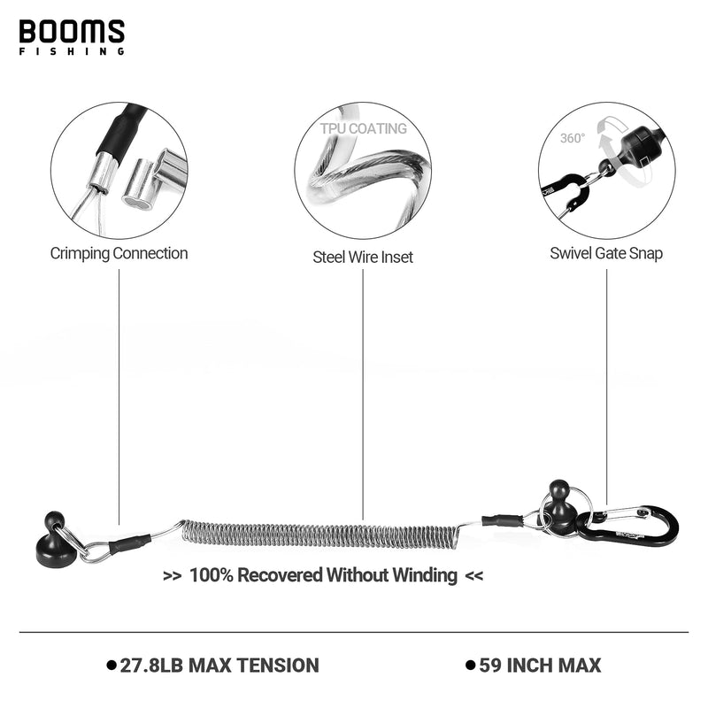Booms Fishing MRC Magnetic Tool Release Holder 1 pc Magnetic Clip & Lanyard - BeesActive Australia