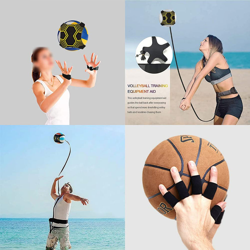Laiiqi Solo Volleyball Training Equipment,Volleyball Training Belt for Volleyball Individual Practices Serving, Spiking and Arm Swings,Perfect for Beginners Practicing Assist Set - BeesActive Australia