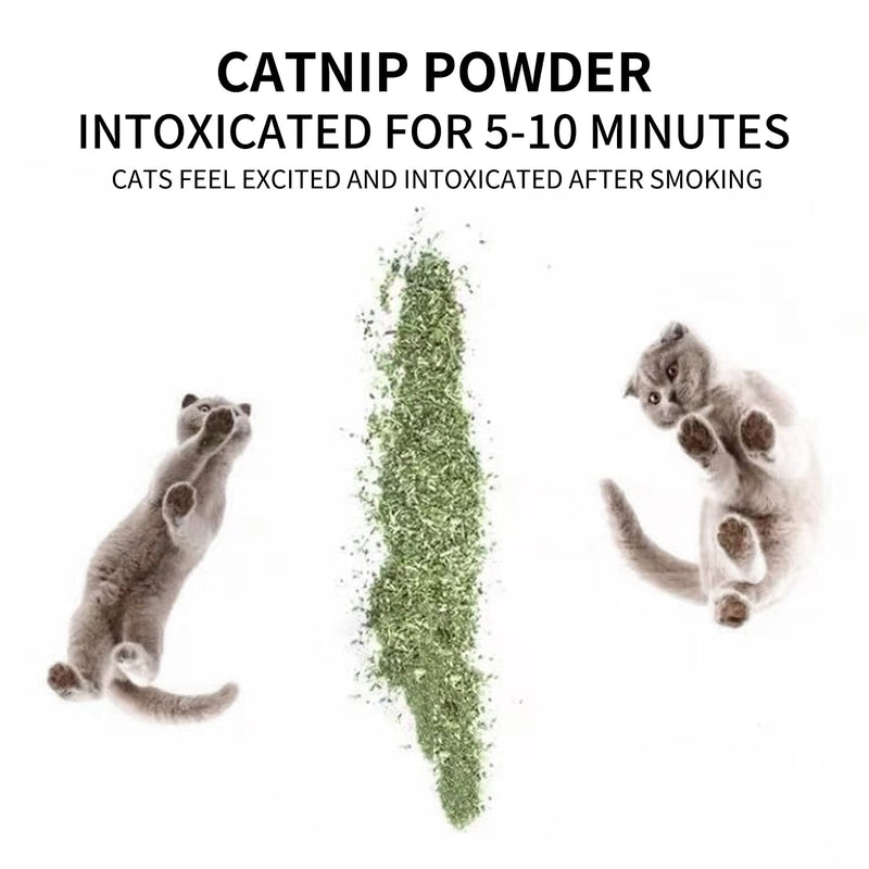 2 Pack Bottled Catnip Powder, Cat Edible Toys, Chewable Cat Toys, Clean Teeth Cat Treats Toys.Catnip Toy 2 pieces Cat toy - BeesActive Australia