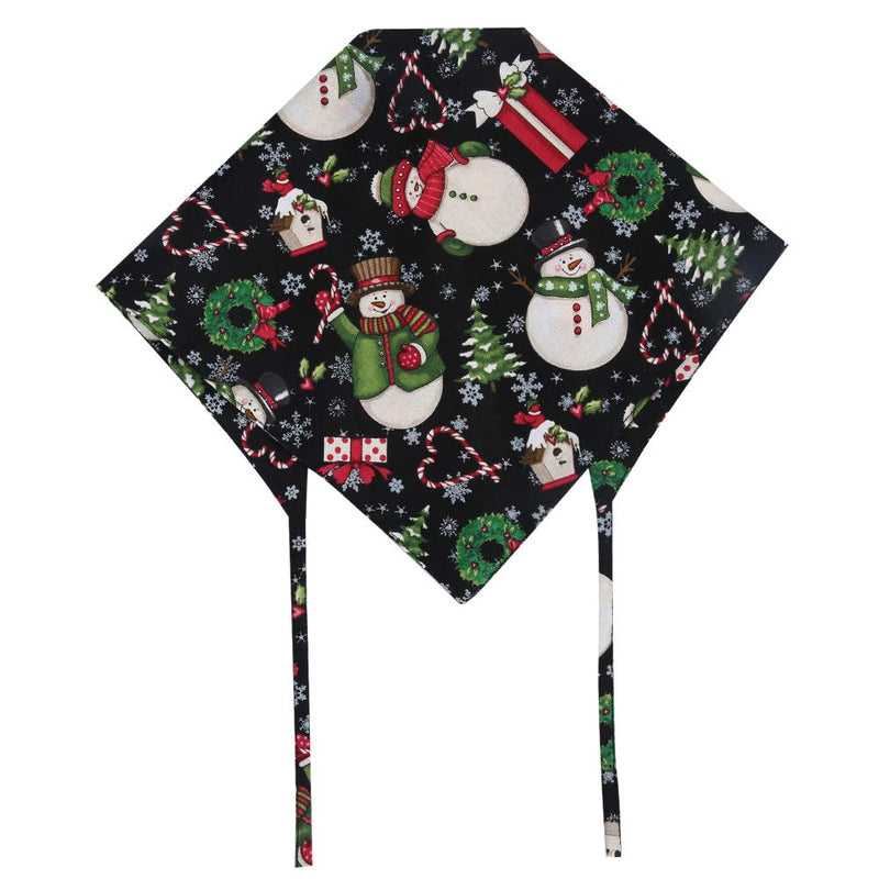2 Pack Christmas Dog Bandana Reversible Triangle Bibs Scarf Accessories for Dogs Cats Pets Animals Large Pattern 1 - BeesActive Australia