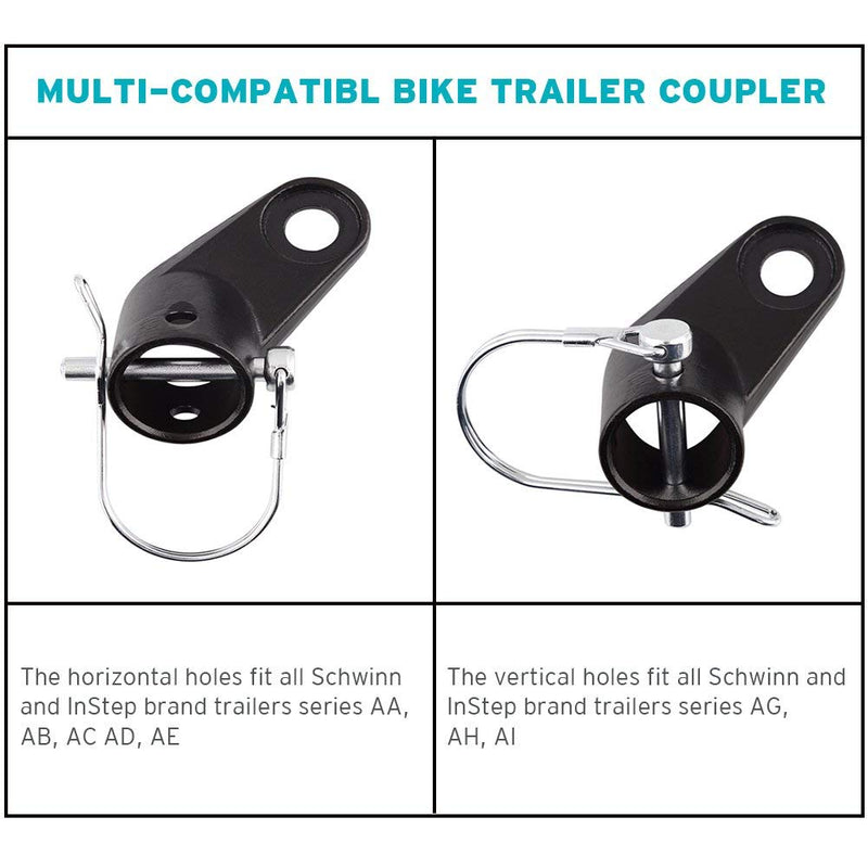 Titanker Upgraded Bike Bicycle Trailer Coupler Attachment Angled Elbow for Instep & Schwinn Bike Trailers - BeesActive Australia