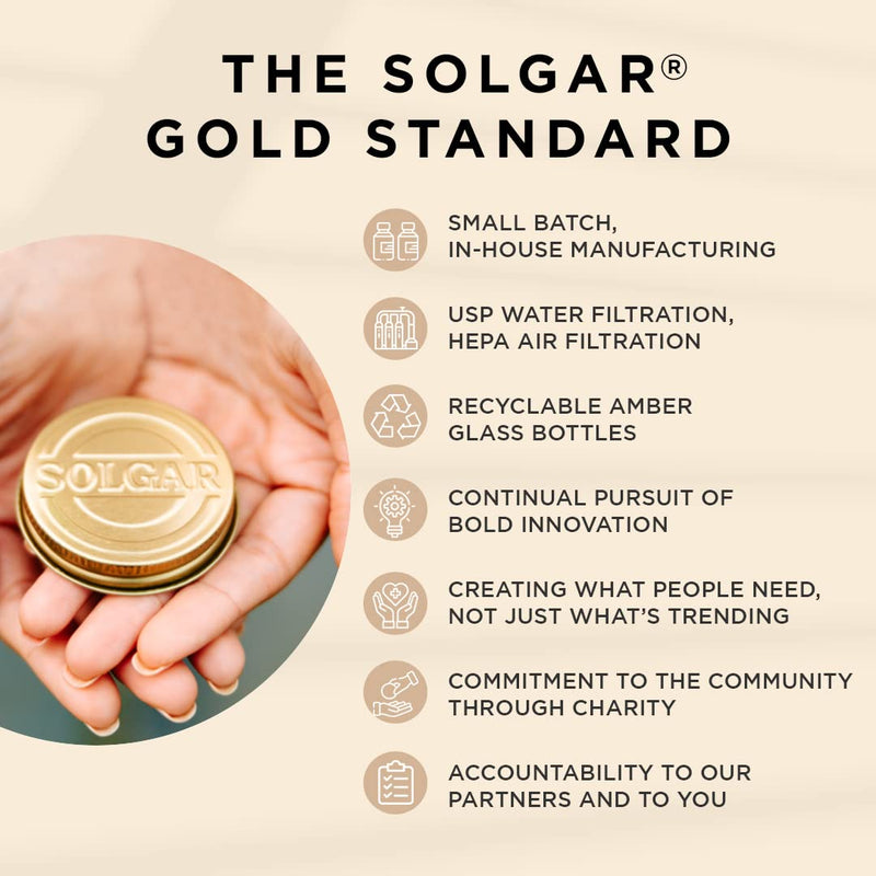 Solgar Zinc 50 mg Tablets - Pack of 100 - Supports a Healthy Immune System - Potent Antioxidant - Free from Sugar, Salt and Starch - Vegan - BeesActive Australia