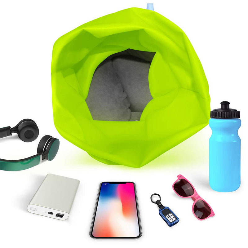 YMLHOME Swim Buoy 20L Swimming Safety Buoy Float Dry Bag with Adjustable Waist Belt and Waterproof Cell Phone Bag for Open Water Swimmers and Safer Swim Training (Green) - BeesActive Australia
