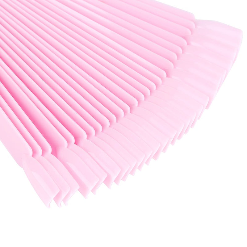 Nail Display Stick, 50Pcs/Bag Fan False Nail Tip Stick Plate Manicure Polish Gel Display Practice Tool Pink - BeesActive Australia