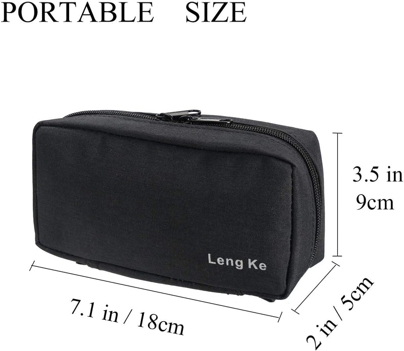 Portable Insulin Travel Bag,ONEGenug Medical Care Protector Case Organizer Medical Bag for The Diabetic (Black+2 Ice Packs) Black+2 Ice Packs - BeesActive Australia