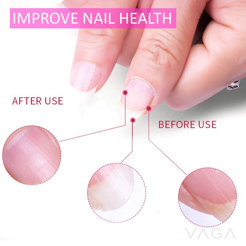 VAGA Crystal Glass Nail File Set of 4 Nail Care Crystals Glass Nail Files in Cheeky Colors, Fingernail File for Manicure, Nail Strengthener hardener, Nails Buffer for Natural and Acrylic Nail filer - BeesActive Australia